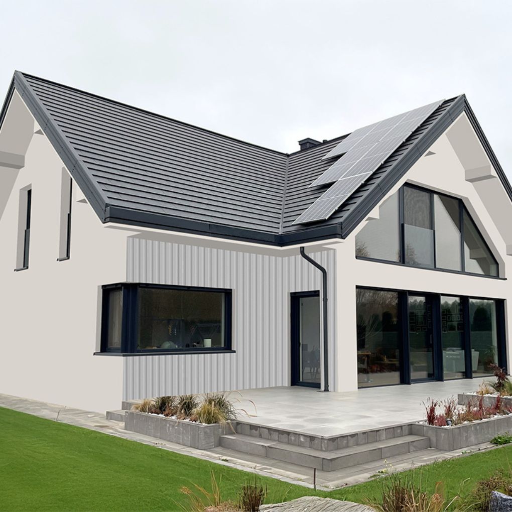 projekt elewacji wizualizacja elewacji łuków